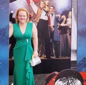 Women's Cascading Ruffle Gown